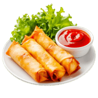 VEGETABLE SPRING ROLLS (6 PCS)