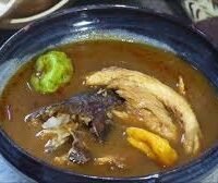 ADWENE SOUP(SMOKE CATFISH)