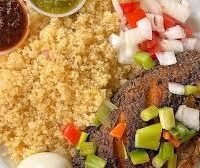 ACHEKE WITH FISH OR CHICKEN